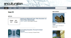 Desktop Screenshot of enculturation.net